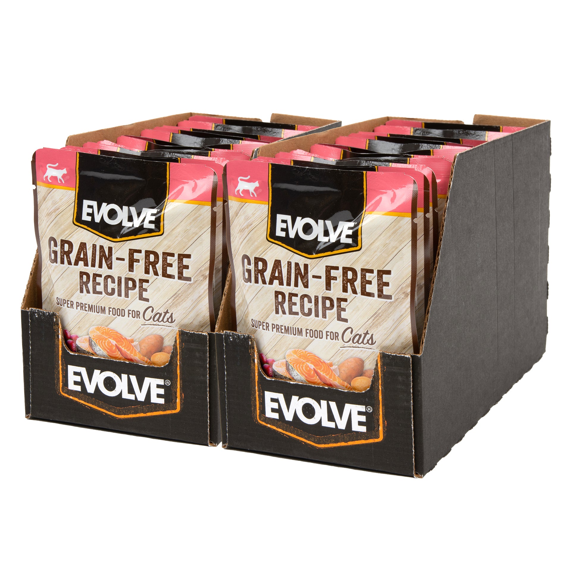 Grain Free Salmon & Sweet Potato Stew in Gravy Wet Cat Food | 3 oz - 24 pk | Evolve