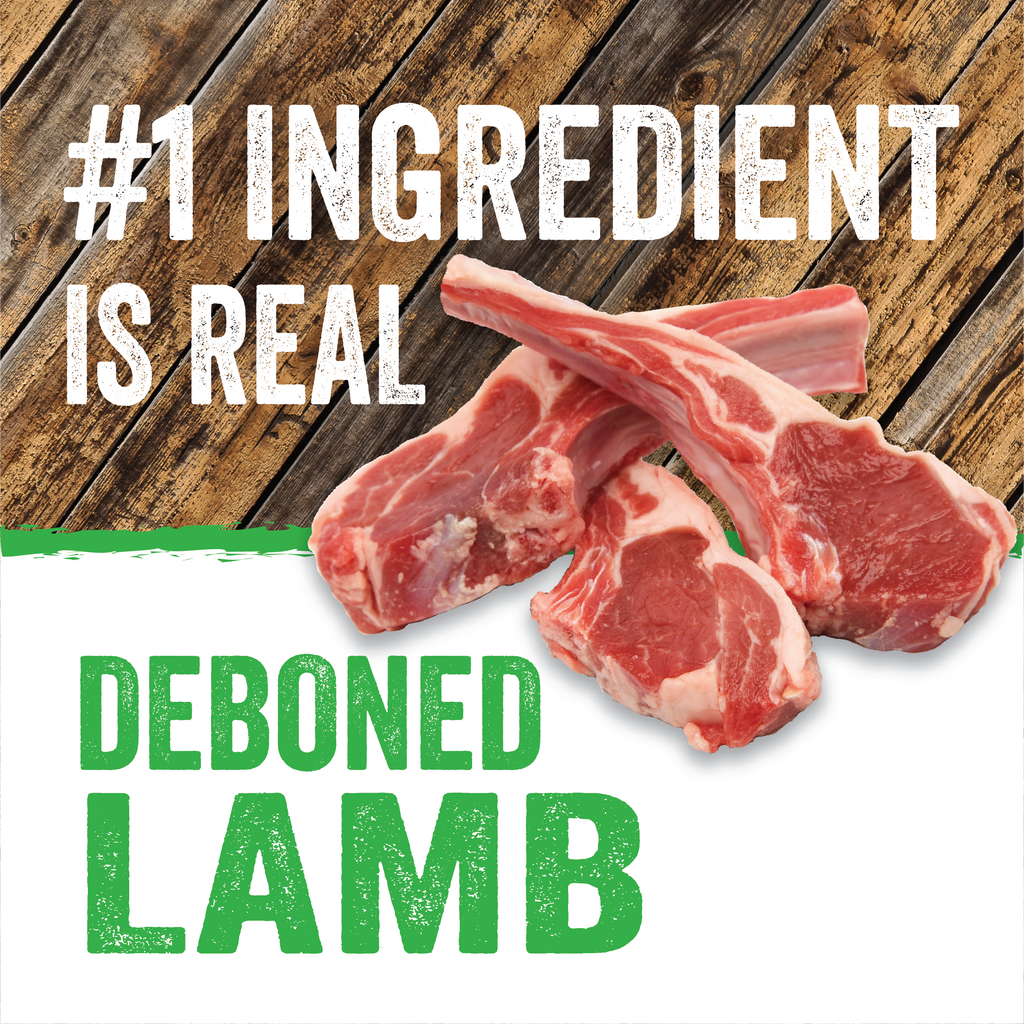 #1 ingredient is real, deboned lamb