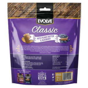 Evolve Classic Small Batch Oven Baked Biscuits with Peanut Butter & Blueberry