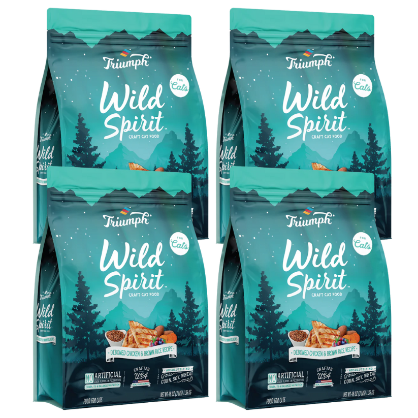 Deboned Chicken & Brown Rice Cat Food | 3 LB, 7 LB | Triumph
