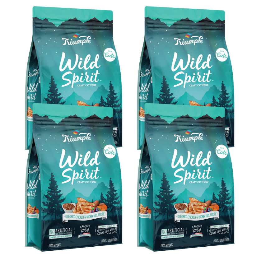 Deboned Chicken & Brown Rice Cat Food | 3 LB, 7 LB | Triumph