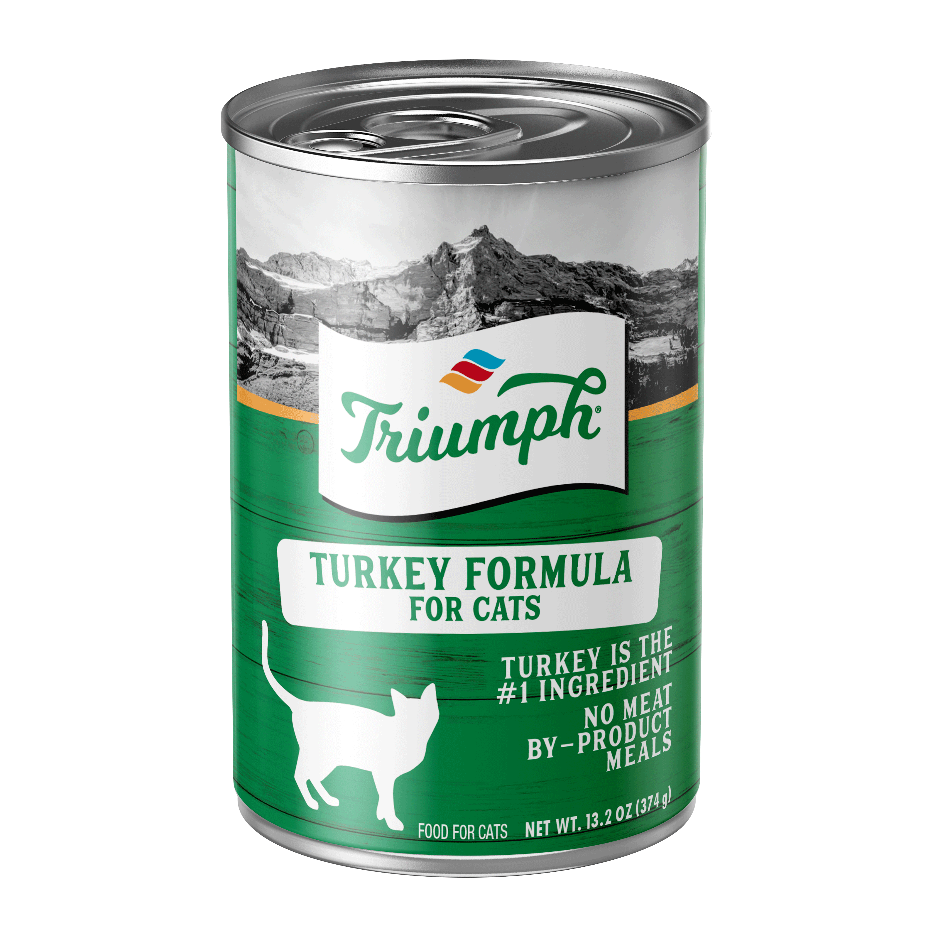 Turkey Recipe Wet Cat Food | 13.2 oz - 12 pk | Triumph
