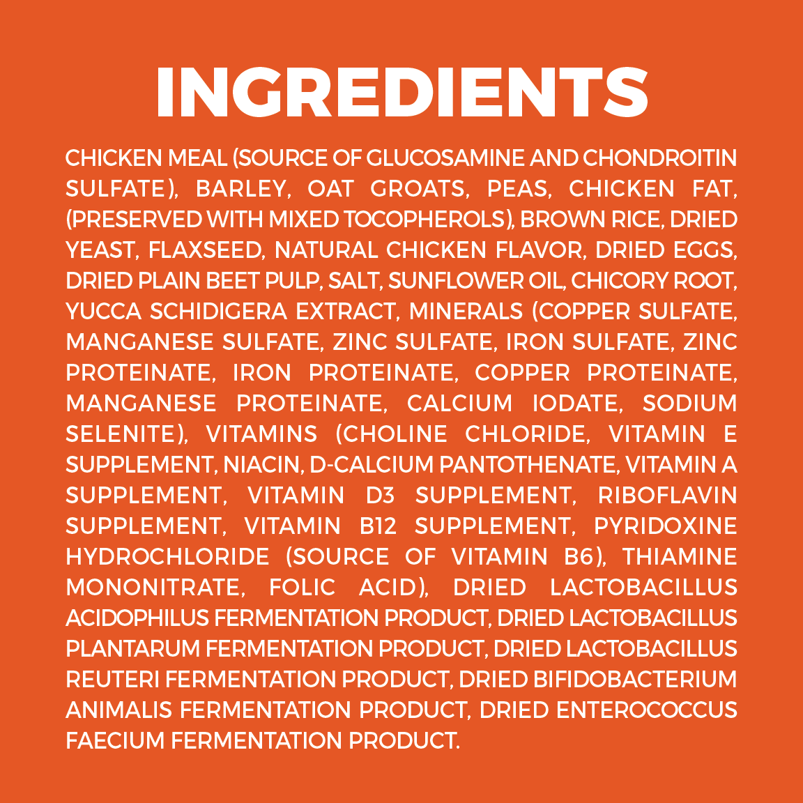 ingredients