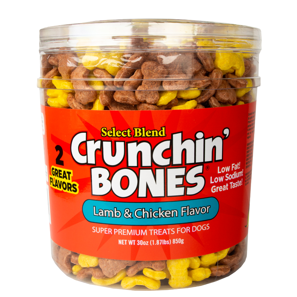 crunchin bones dog treats