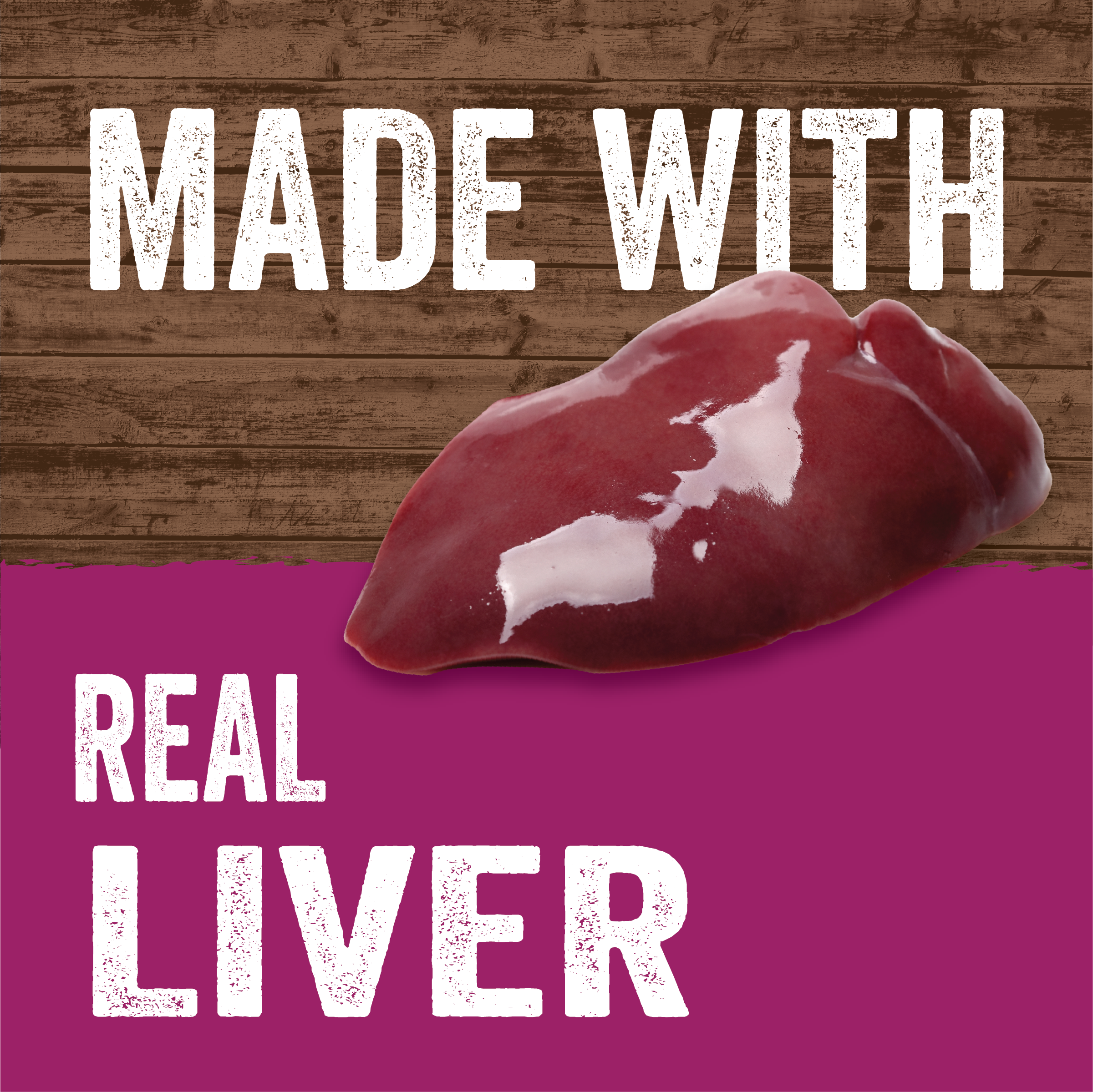 Made with real liver
