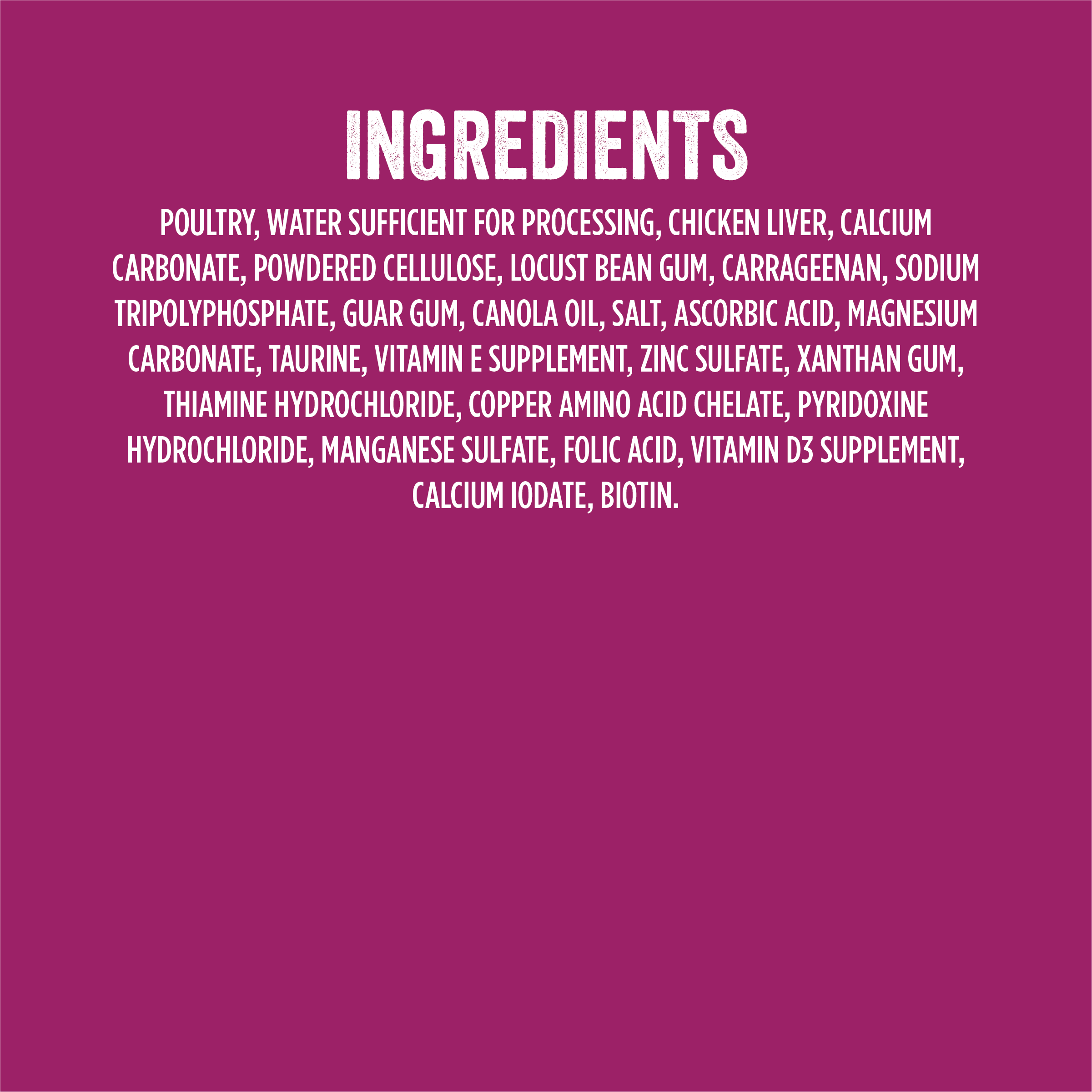 liver cat food ingredients