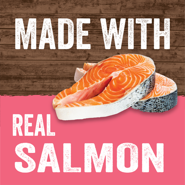 Made with real salmon
