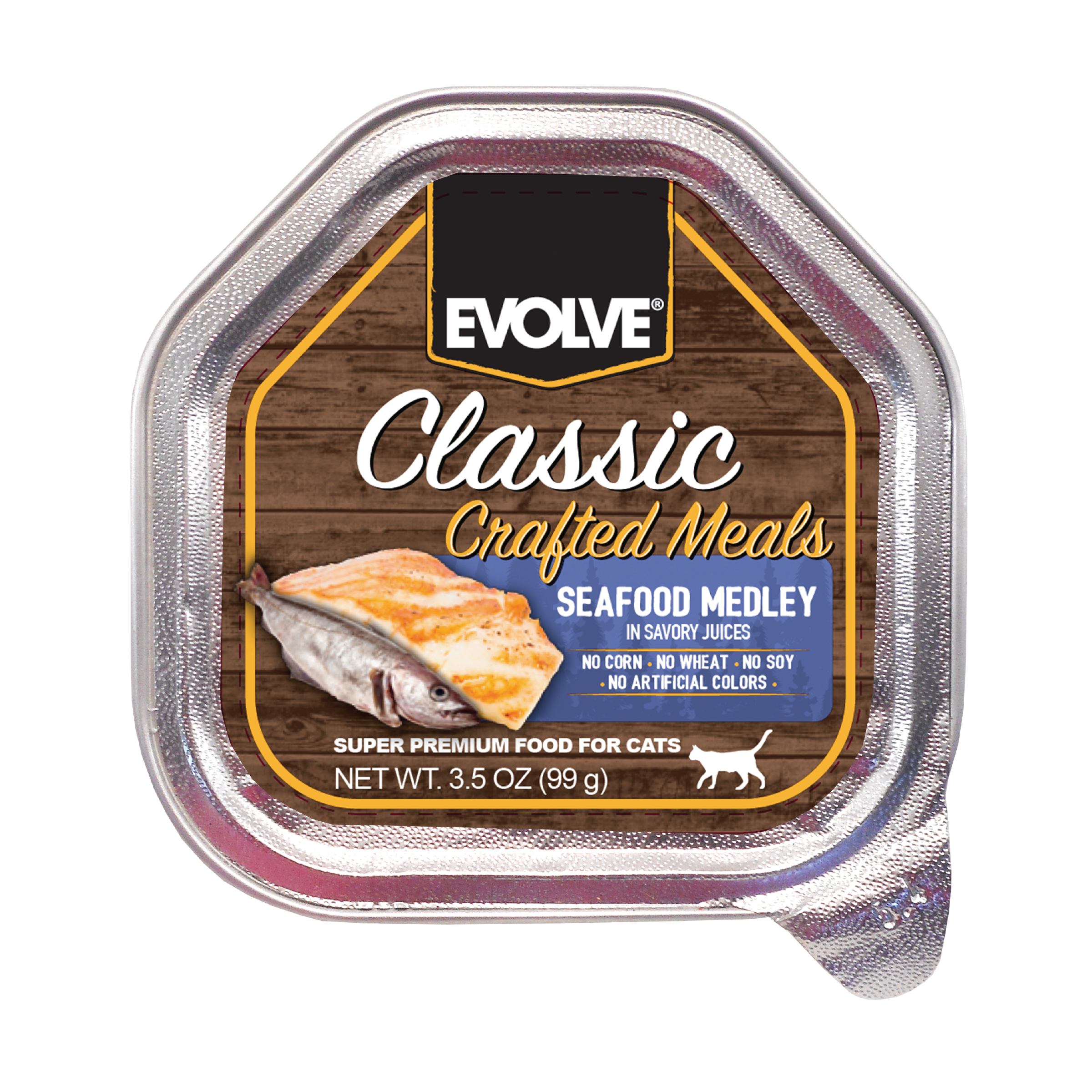 seafood cat food