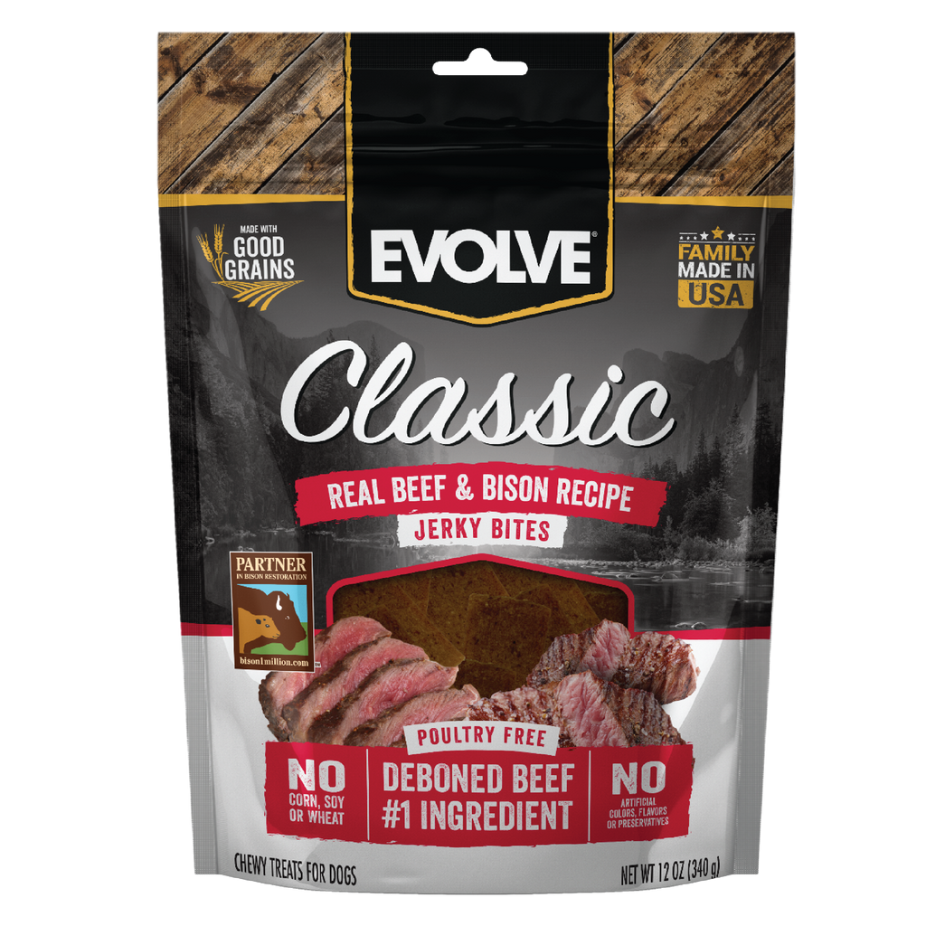 Evolve grain best sale free jerky bites