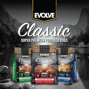 classic recipes. super premium food for dogs.