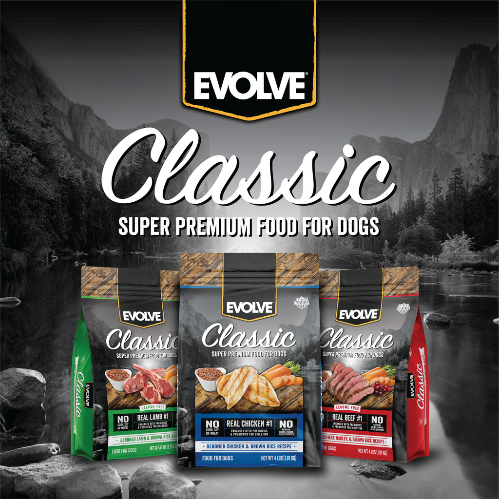 classic, super premium food for dog in many recipes.
