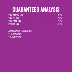 dog food with venison guaranteed analysis