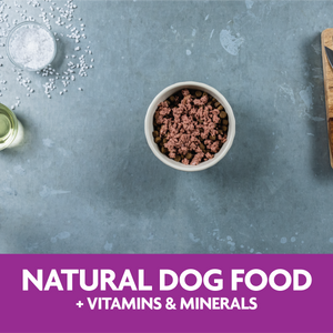 natural dog food with vitamins and minerals