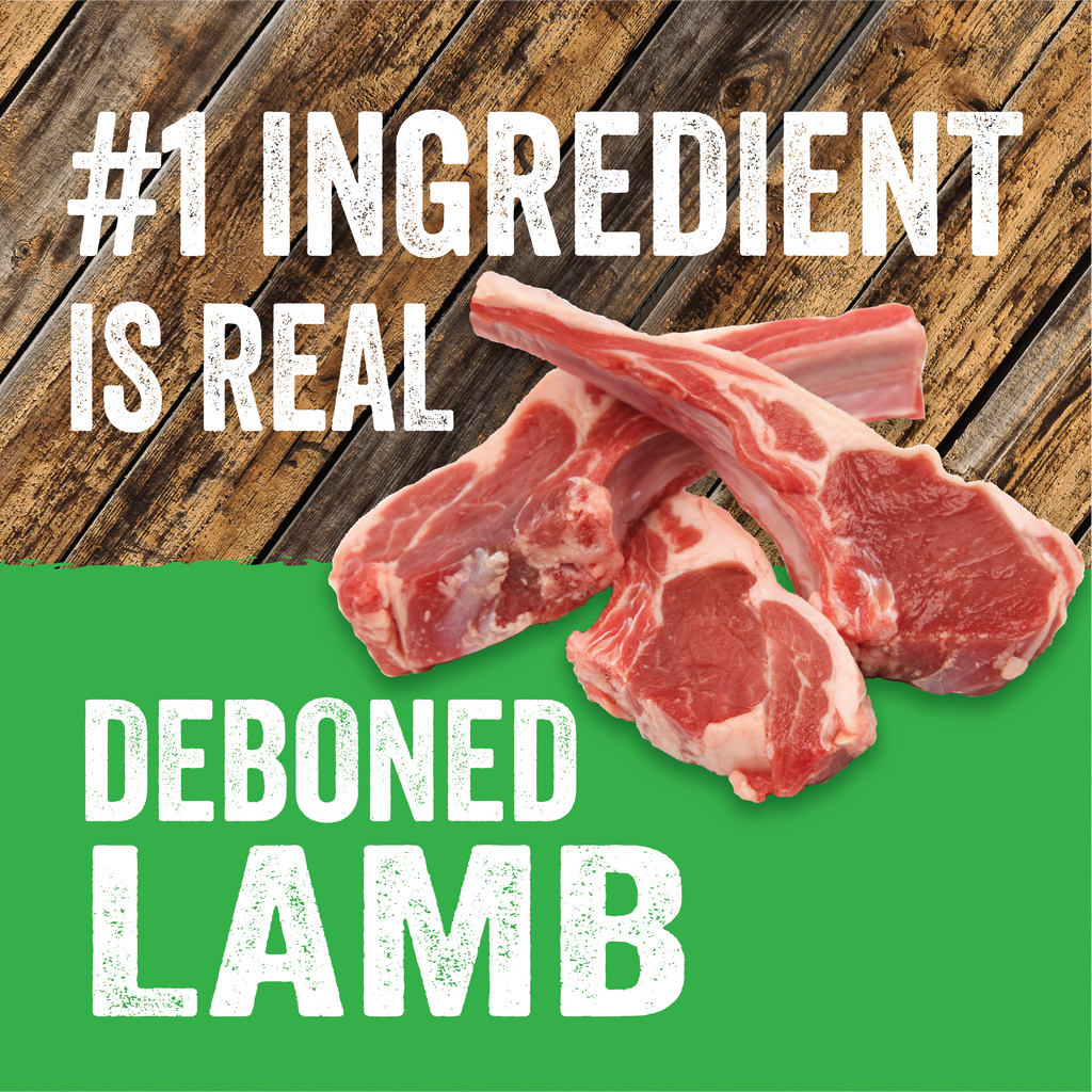 Real, deboned lamb is the #1 ingredient