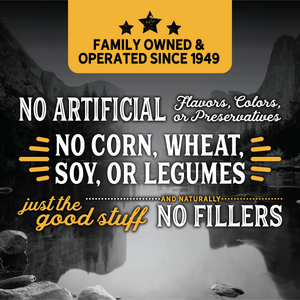 no artificial flavors, colors or preservatives.