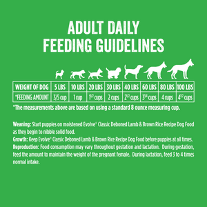 lamb and rice dog food feeding guidelines