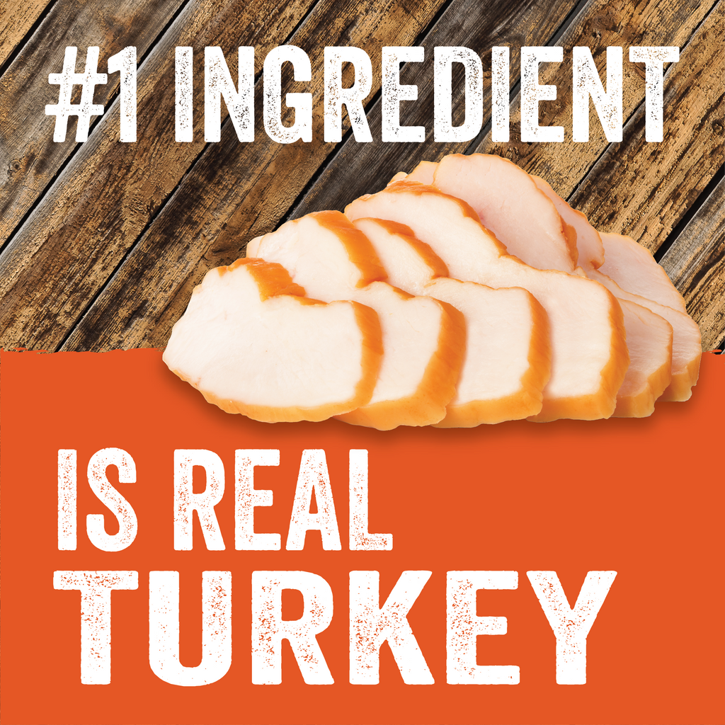 #1 ingredient is real turkey