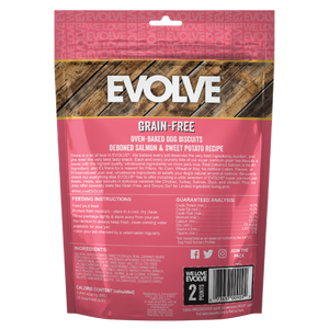 Grain Free Oven Baked Salmon Biscuit back panel