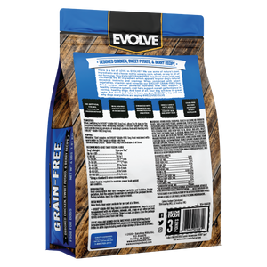 Grain Free Chicken, Sweet Potato & Berry Dog Food 4 LB, Back Panel