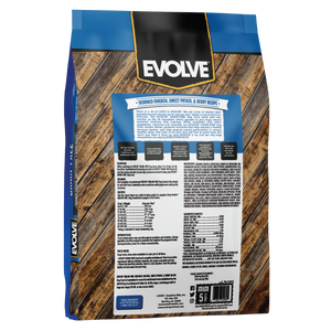 Grain Free Chicken, Sweet Potato & Berry Dog Food 14 LB, Back Panel