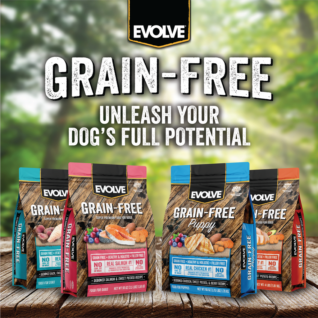 Grain free options to unleash your dog's full potential.
