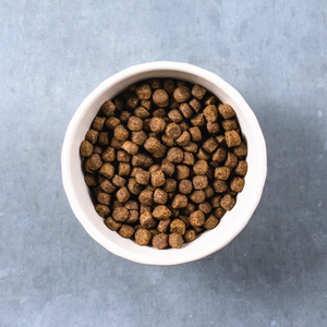 deboned chicken dog food kibble view