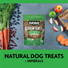 Natural dog treats plus minerals