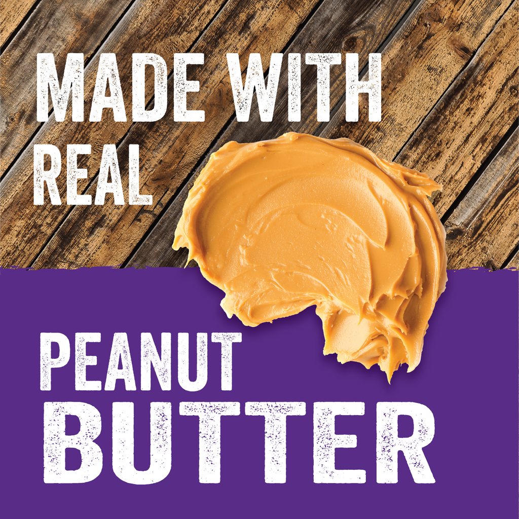 Made with real Peanut Butter