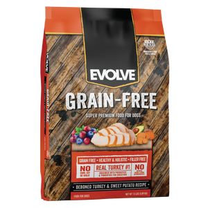 turkey grain free dog food, 13 LB - front panel
