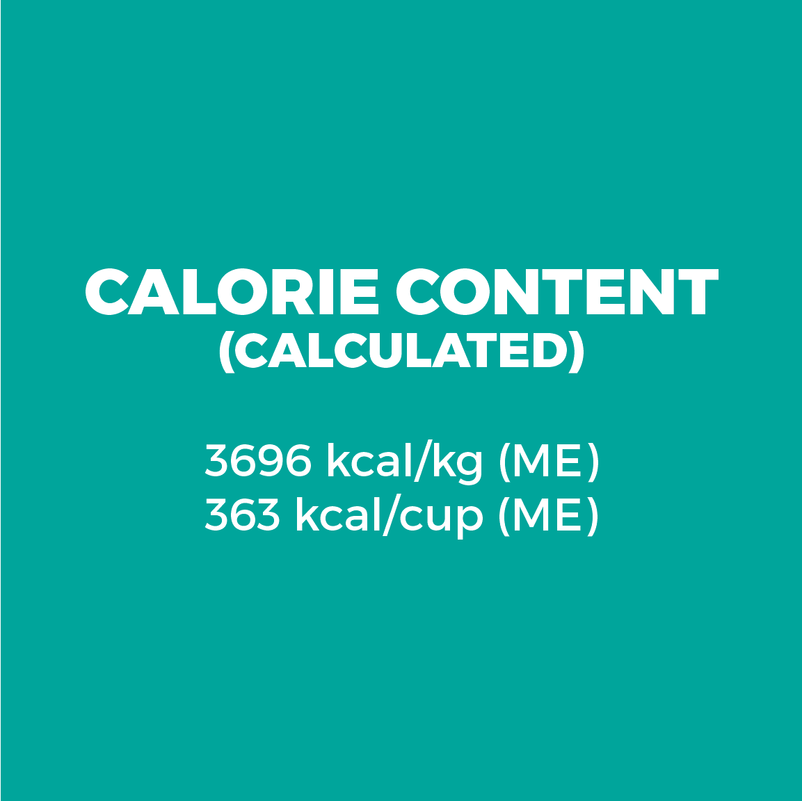 calorie content