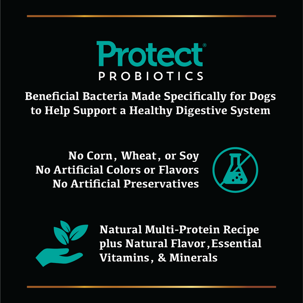 protect probiotics with No Corn, Wheat or Soy. No Artificial Colors, Flavors or Preservatives.