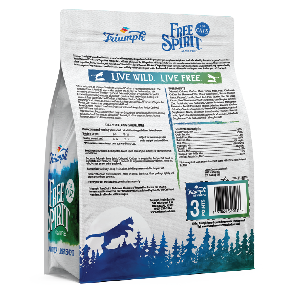 Triumph cat food sales reviews