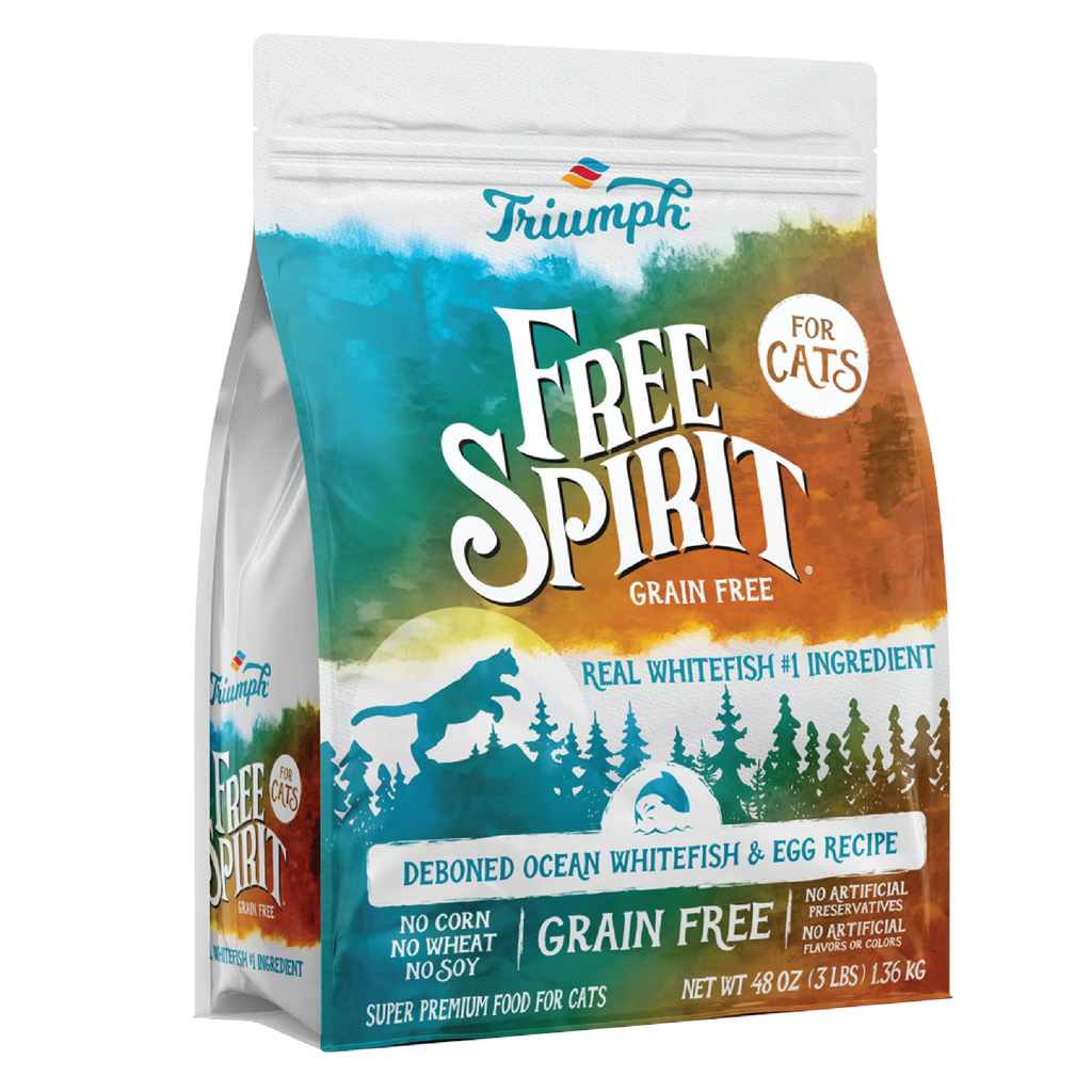 Triumph Free Spirit Grain Free Ocean Whitefish Egg Recipe Dry