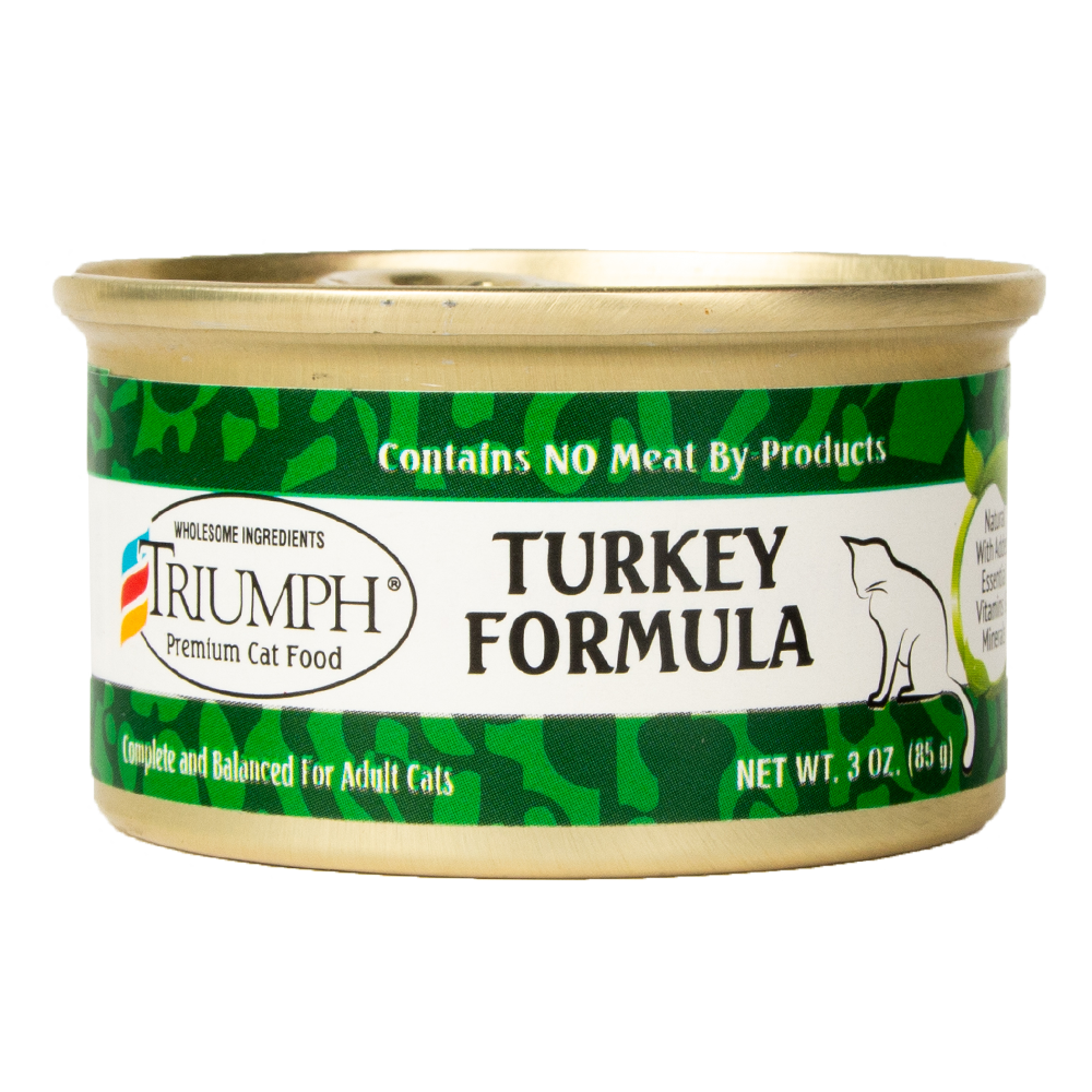 Turkey Recipe Wet Cat Food | 13.2 oz - 12 pk | Triumph