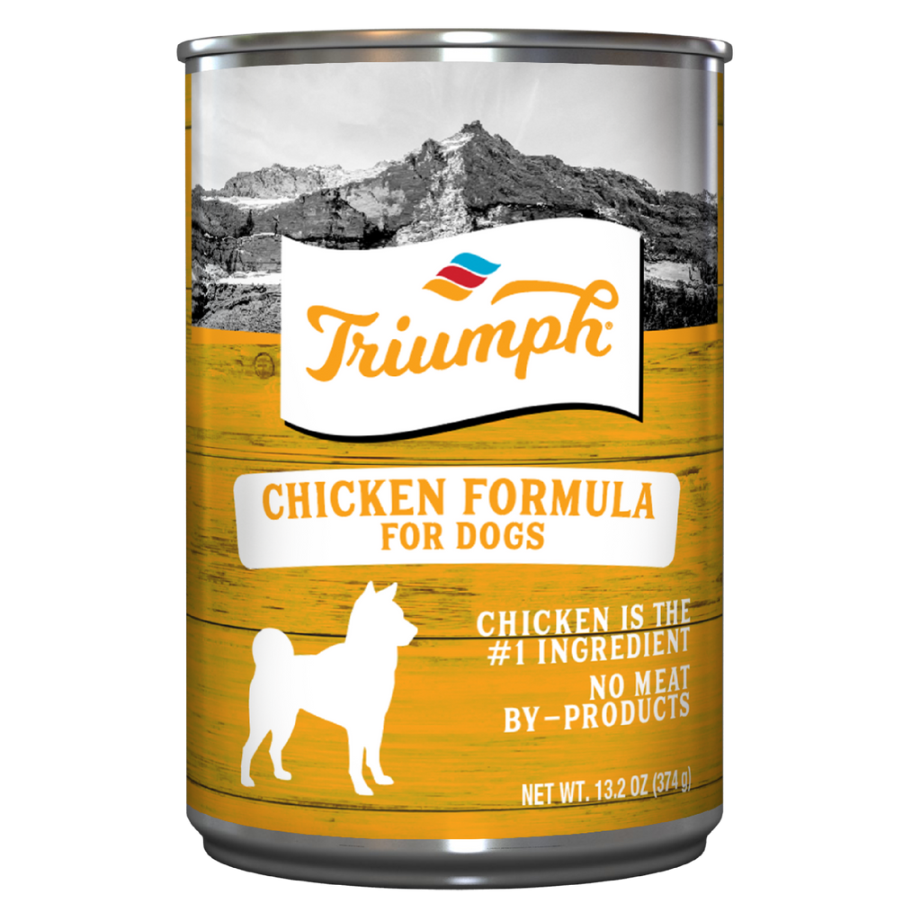 Triumph Chicken Formula Wet Dog Food | 13.2 oz - 12 pk