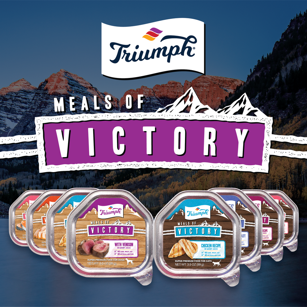 Triumph Meals of Victory With Venison Recipe Wet Dog Food | 3.5 oz - 15 pk