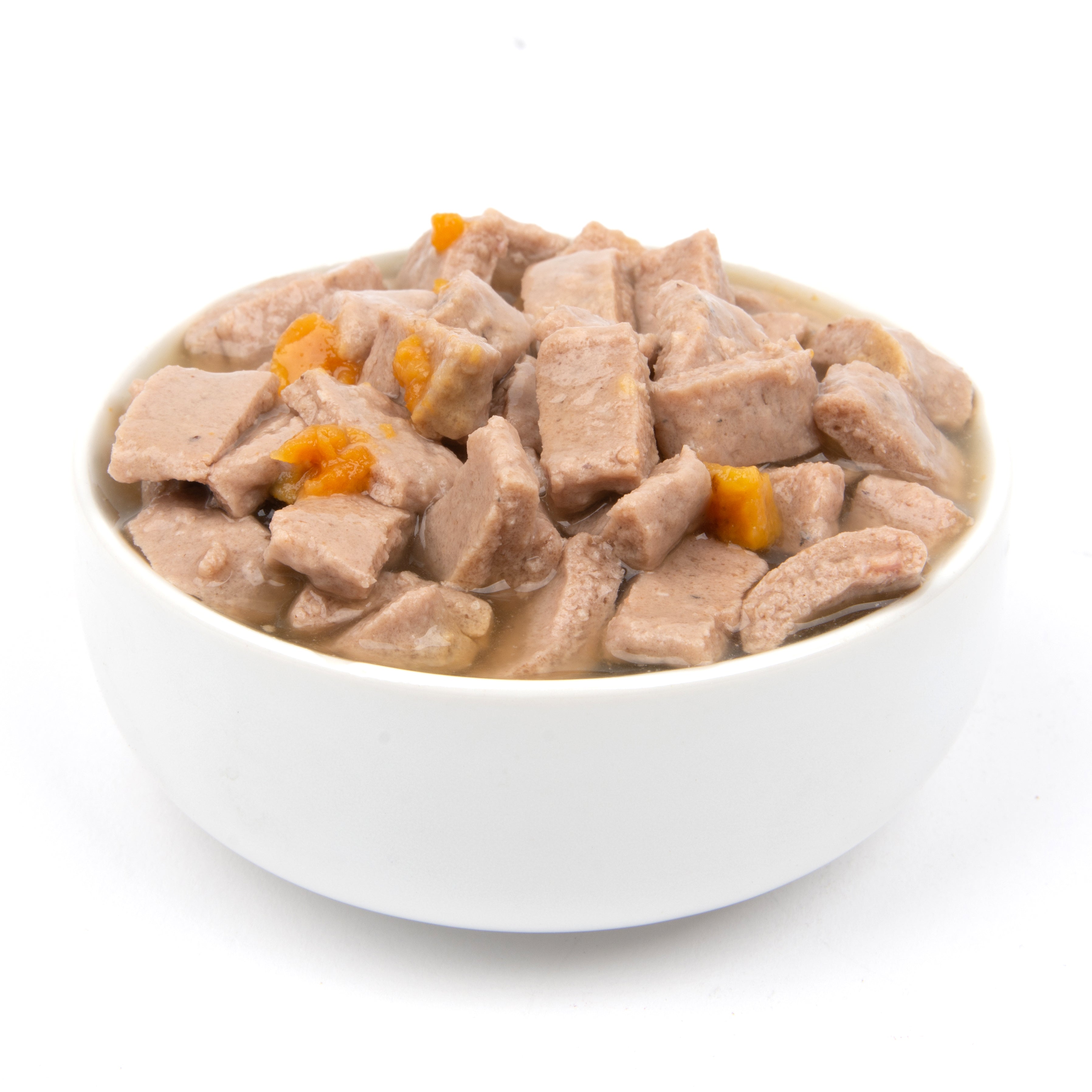 Bowl of wet cat food