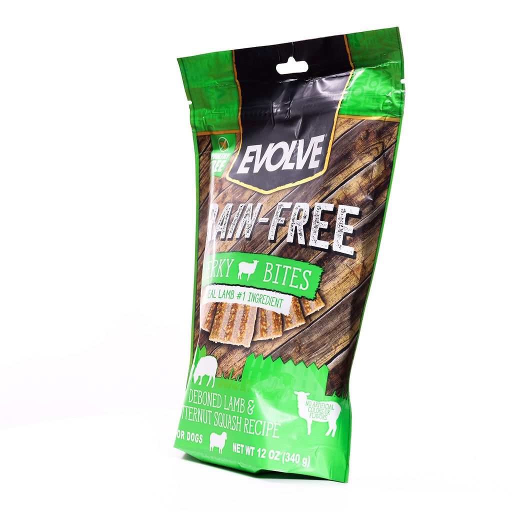 Grain Free Lamb Jerky Bites | 12 oz | Evolve