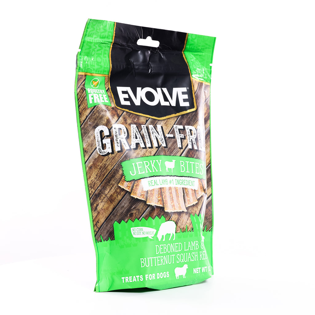 Grain Free Lamb Jerky Bites | 12 oz | Evolve