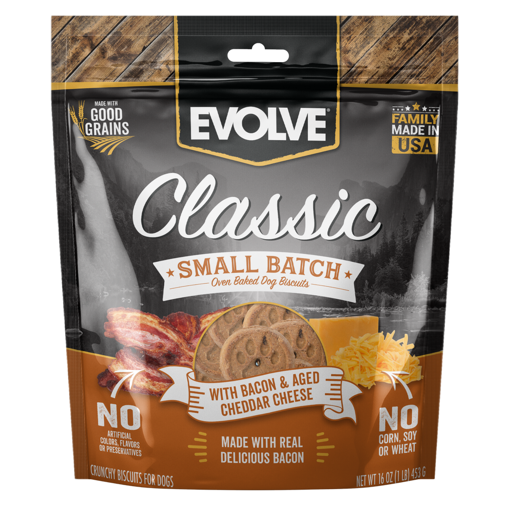 Evolve Classic Small Batch Oven Baked Biscuits with Bacon & Aged Cheddar
