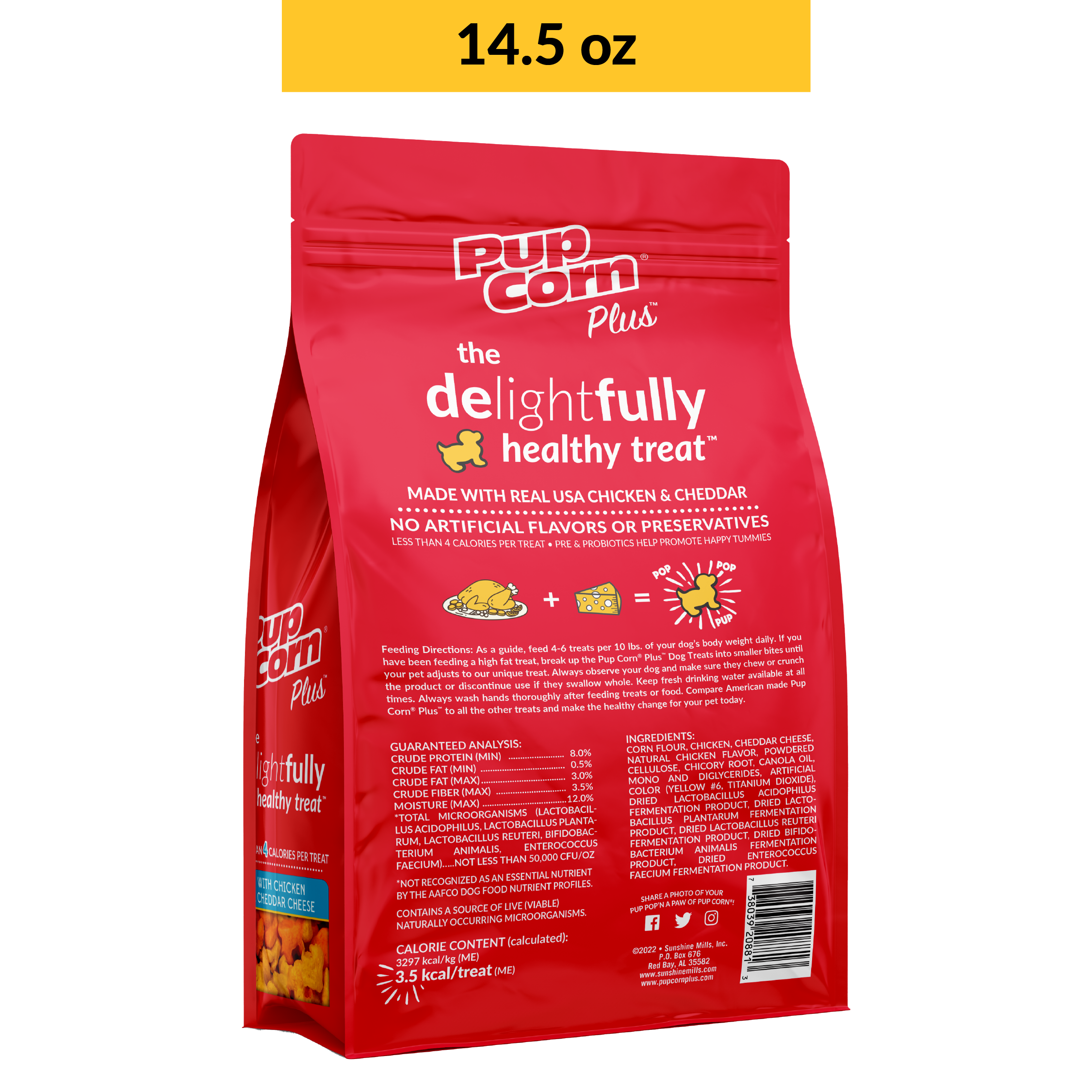 pup corn nutrition