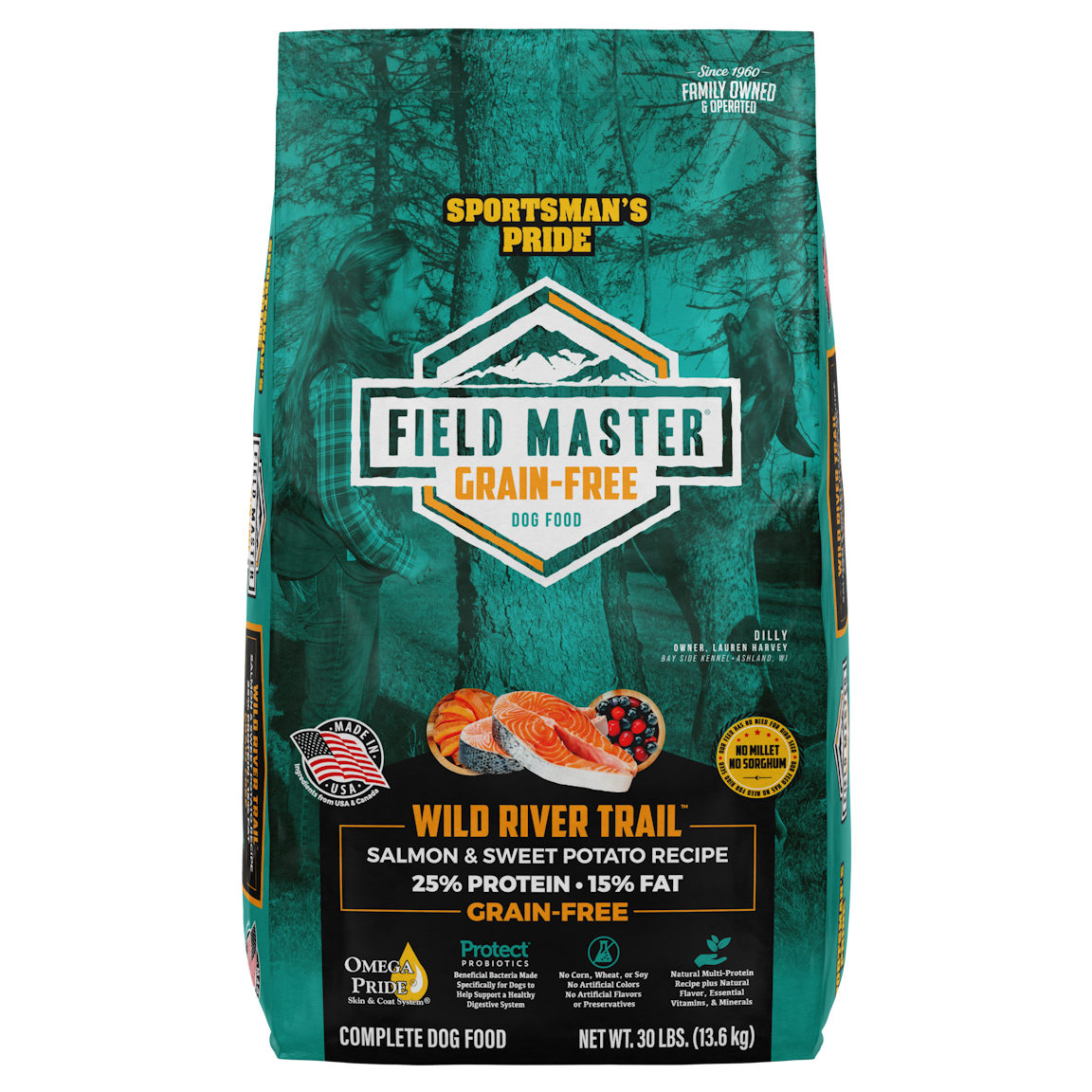 Grain Free Salmon Dog Food | 30 LB | Sportsman's Pride Field Master