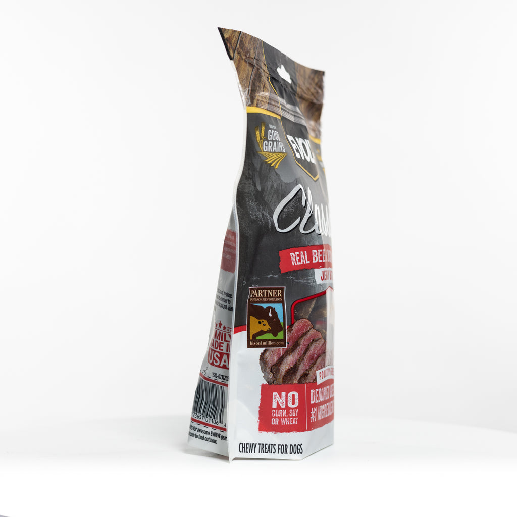 Classic Beef & Bison Jerky Bites | 12 oz | Evolve