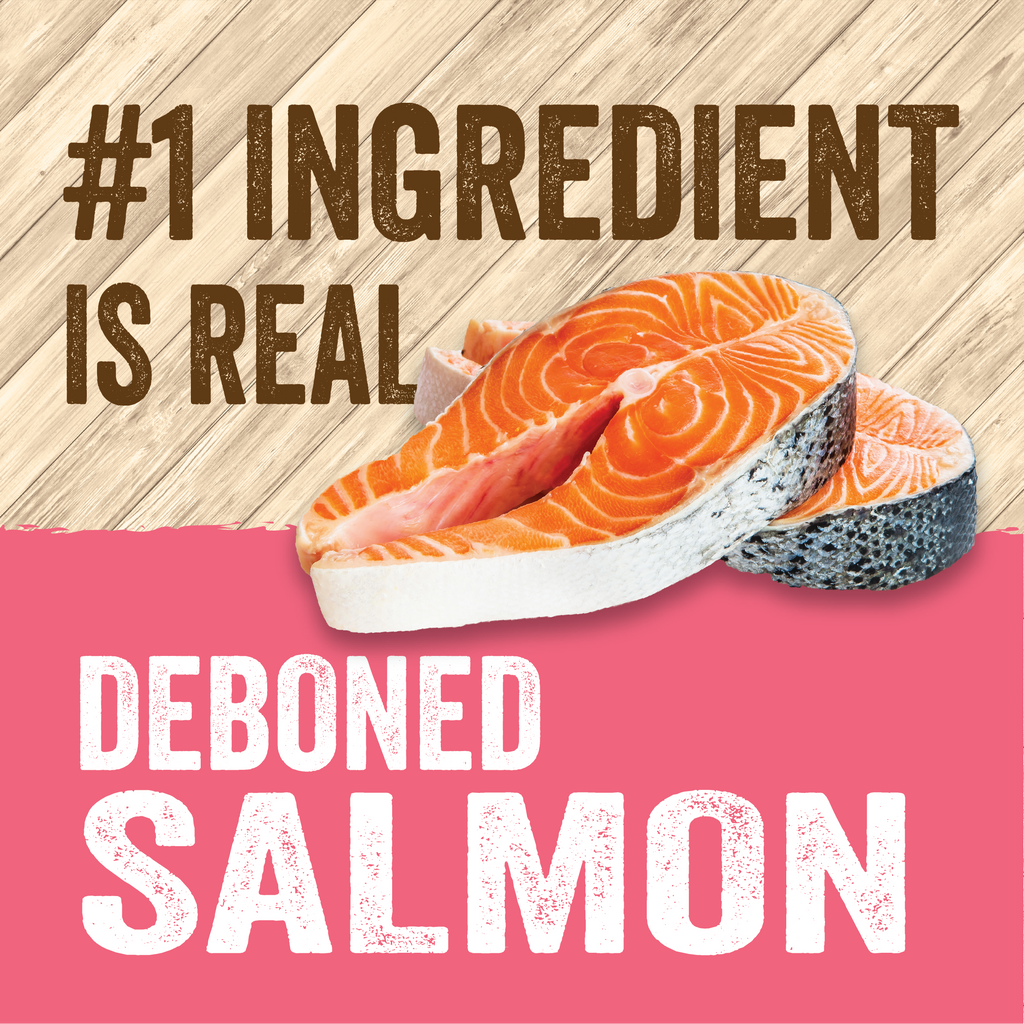 #1 ingredient is real, deboned salmon