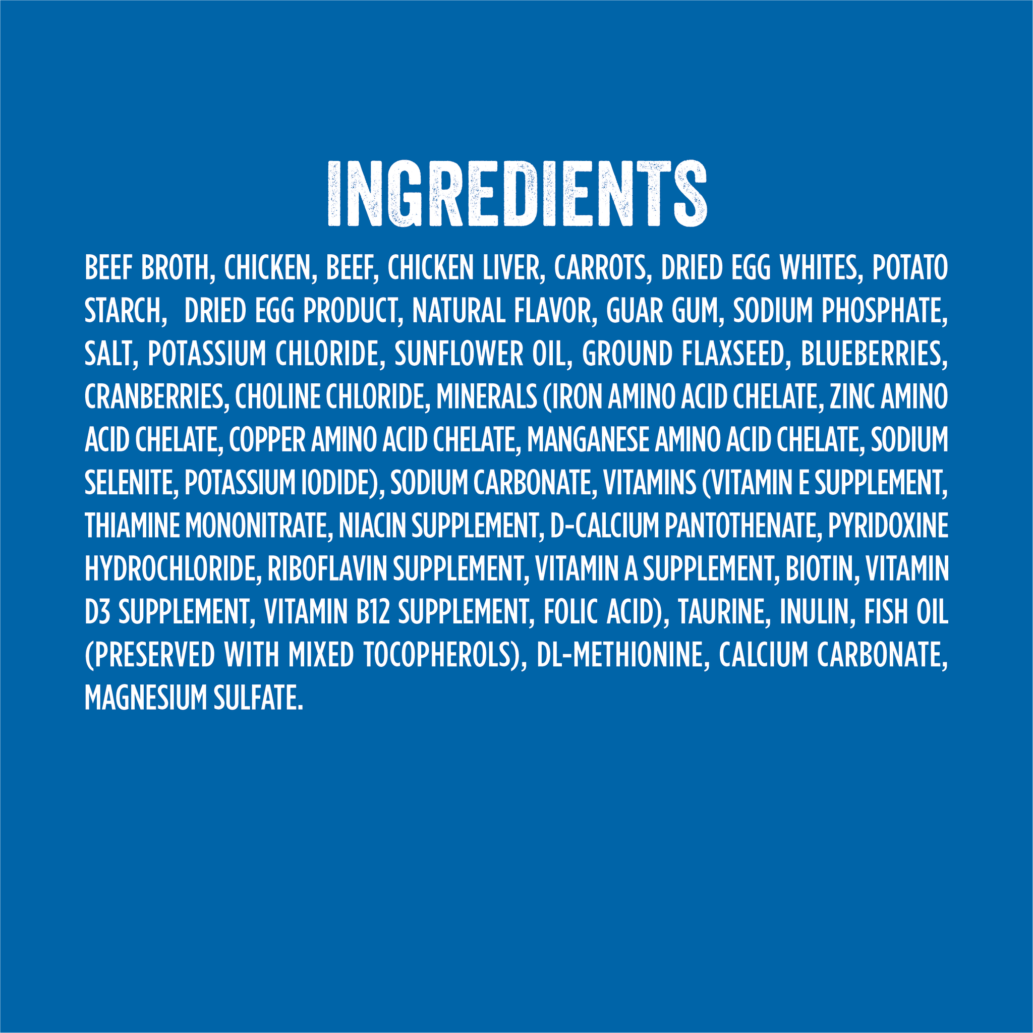 Evo cat food ingredients sale