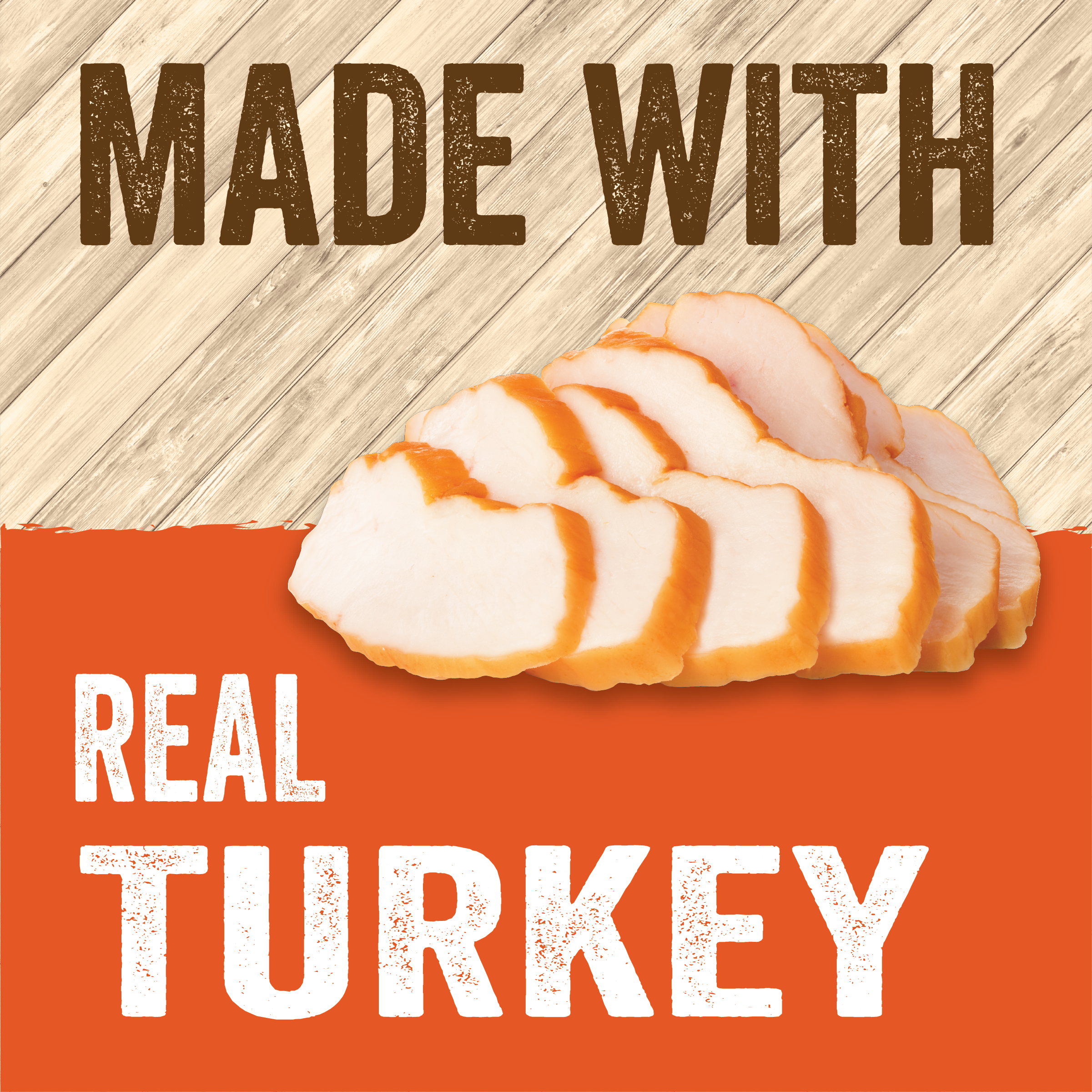 made with real turkey