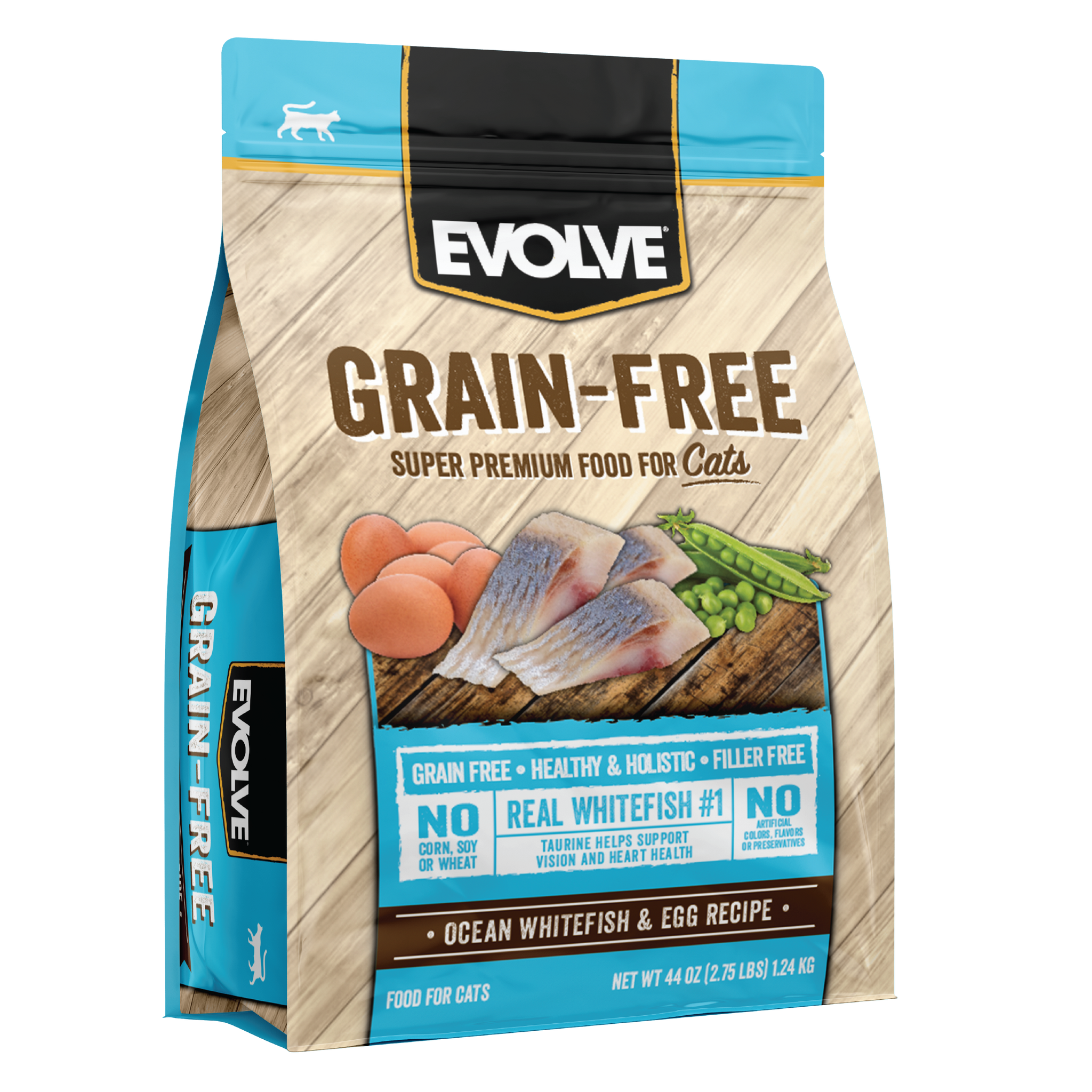 Grain Free Ocean Whitefish Egg Cat Food 2.75 LB Evolve
