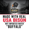 bison snacks made with real USA bison