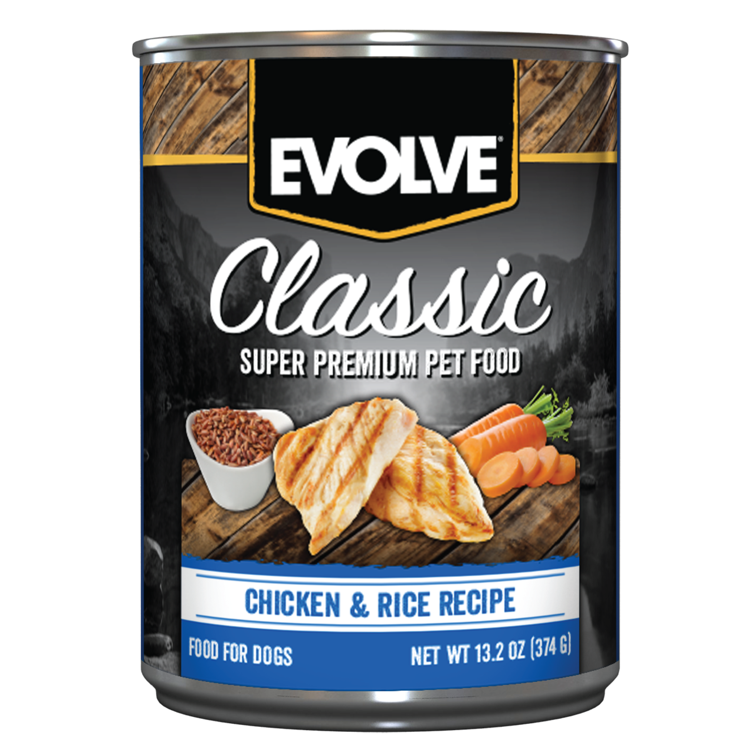 Premium Evolve Chicken Wet Dog Food for Happy Pets