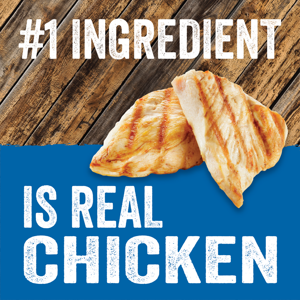 #1 ingredient is real chicken